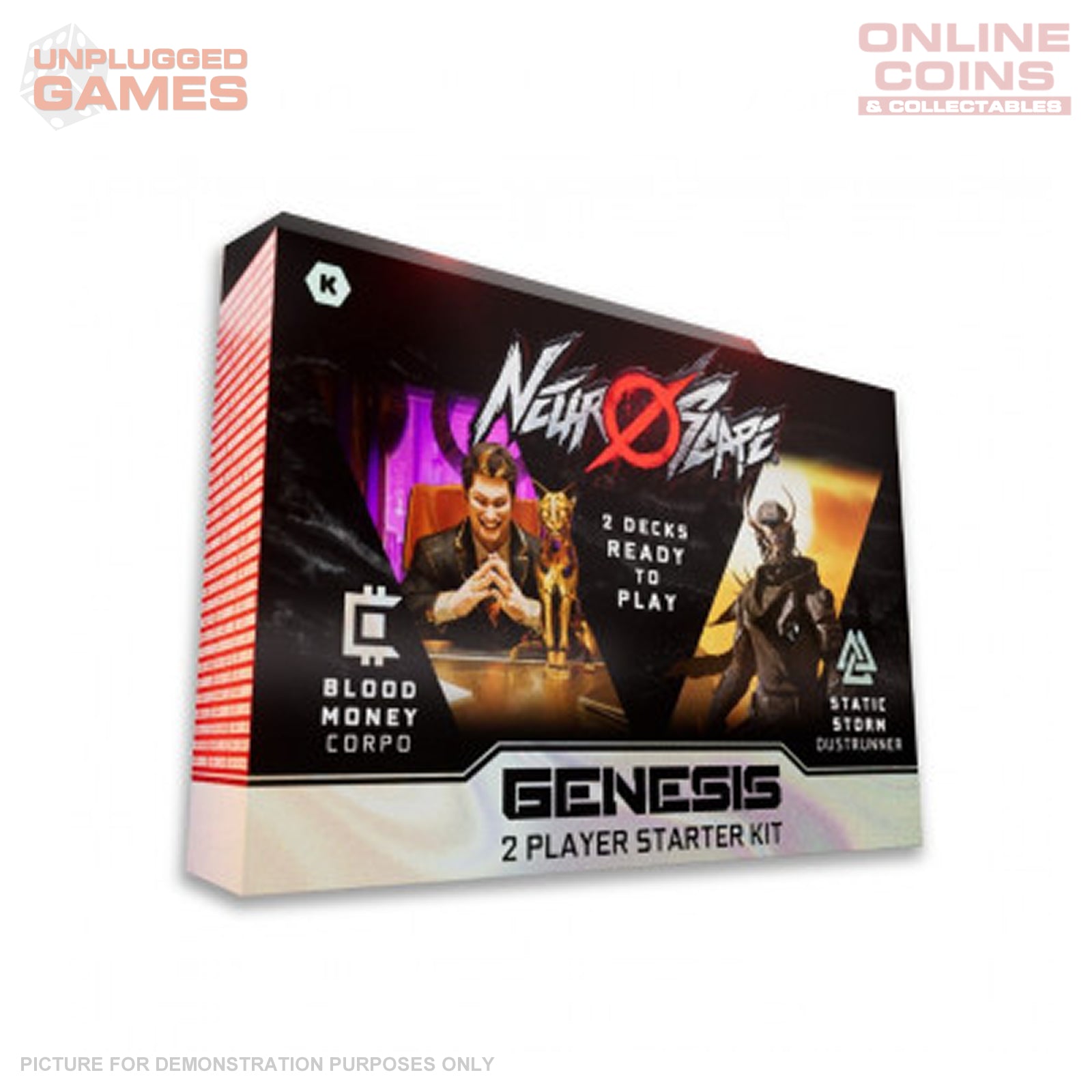 Neuroscape TCG: Genesis - 2-Player Starter Kit: Corpo/Dustrunner (PREORDER)